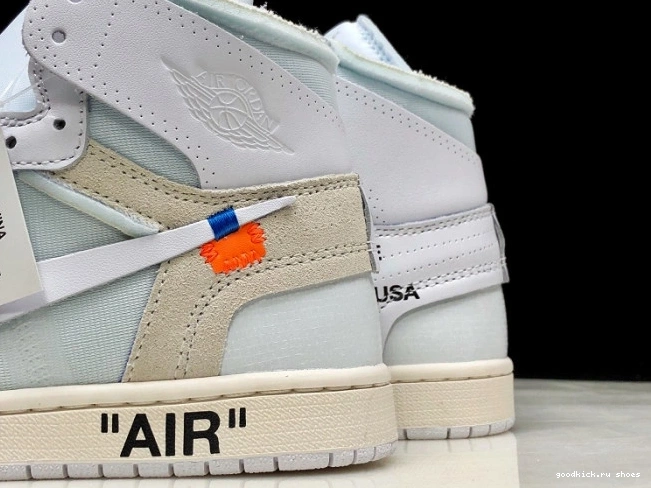 Cheap Off-White 1 AQ0818-100 Jordan White Air High Retro 0824